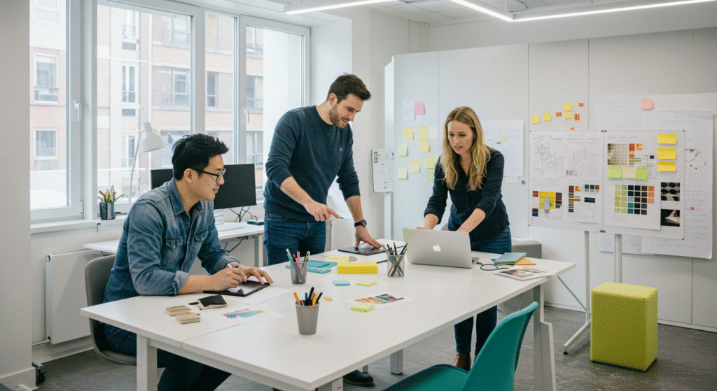 Designers working