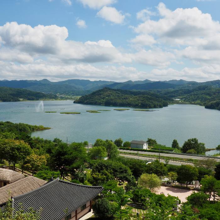 Daechung Lake in Korea